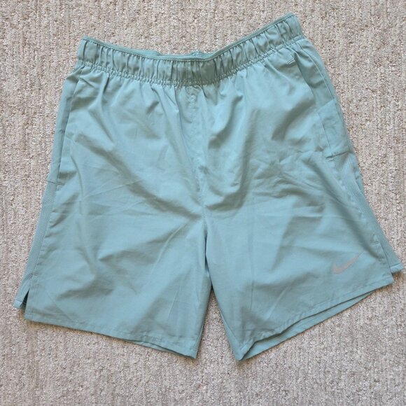 Nike Challenger Dri-FIT 7” Brief Lined Running Athletic Shorts Blue Men’s Small - Picture 1 of 16